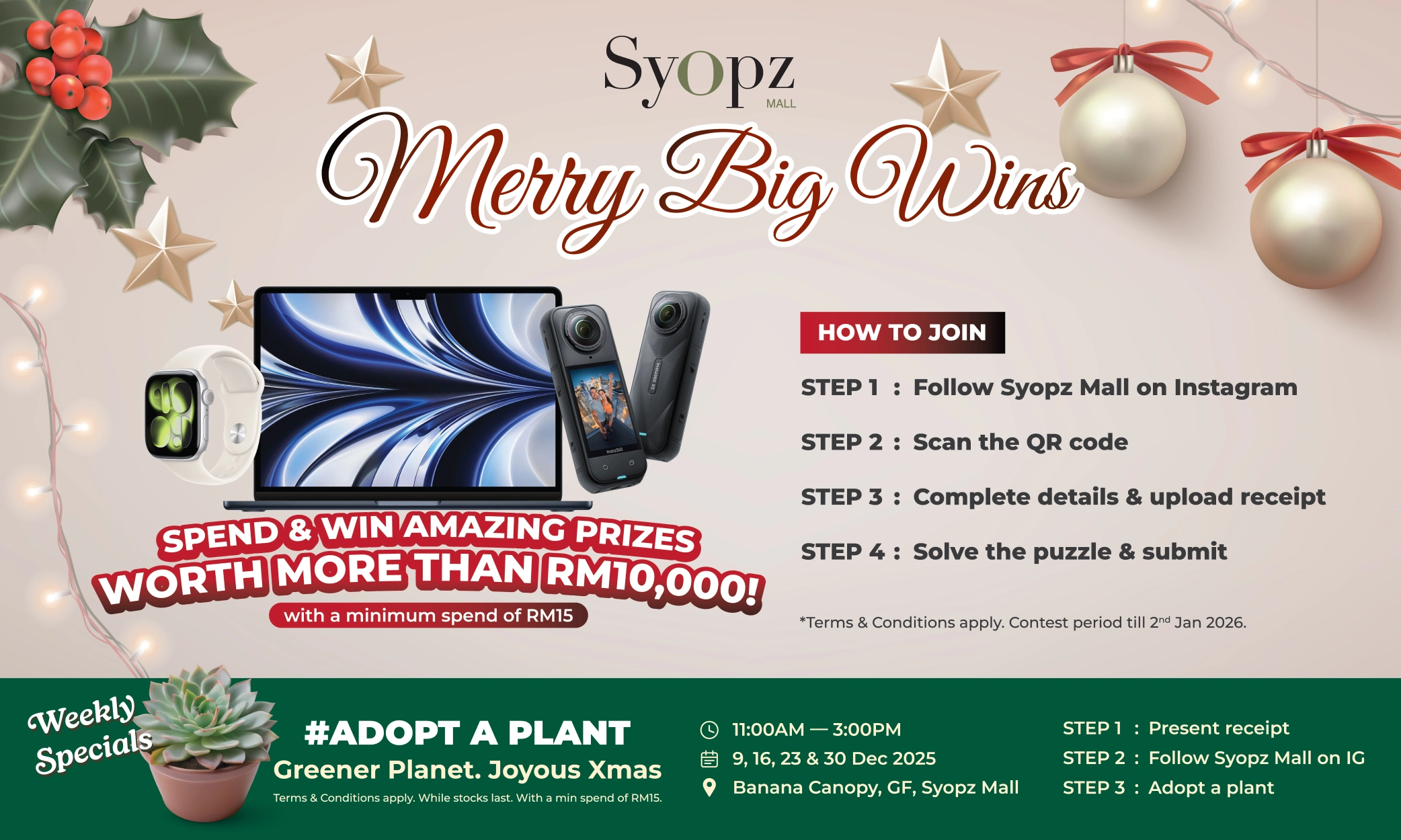 Syopz Xmas Contest Banner